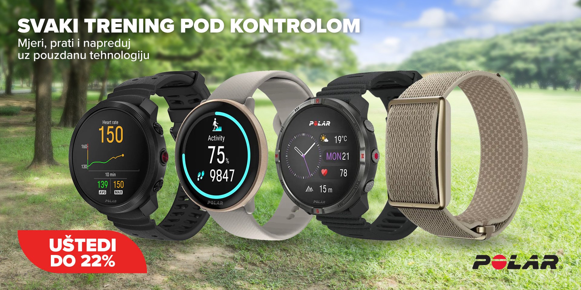 Polar pametni satovi na akciji